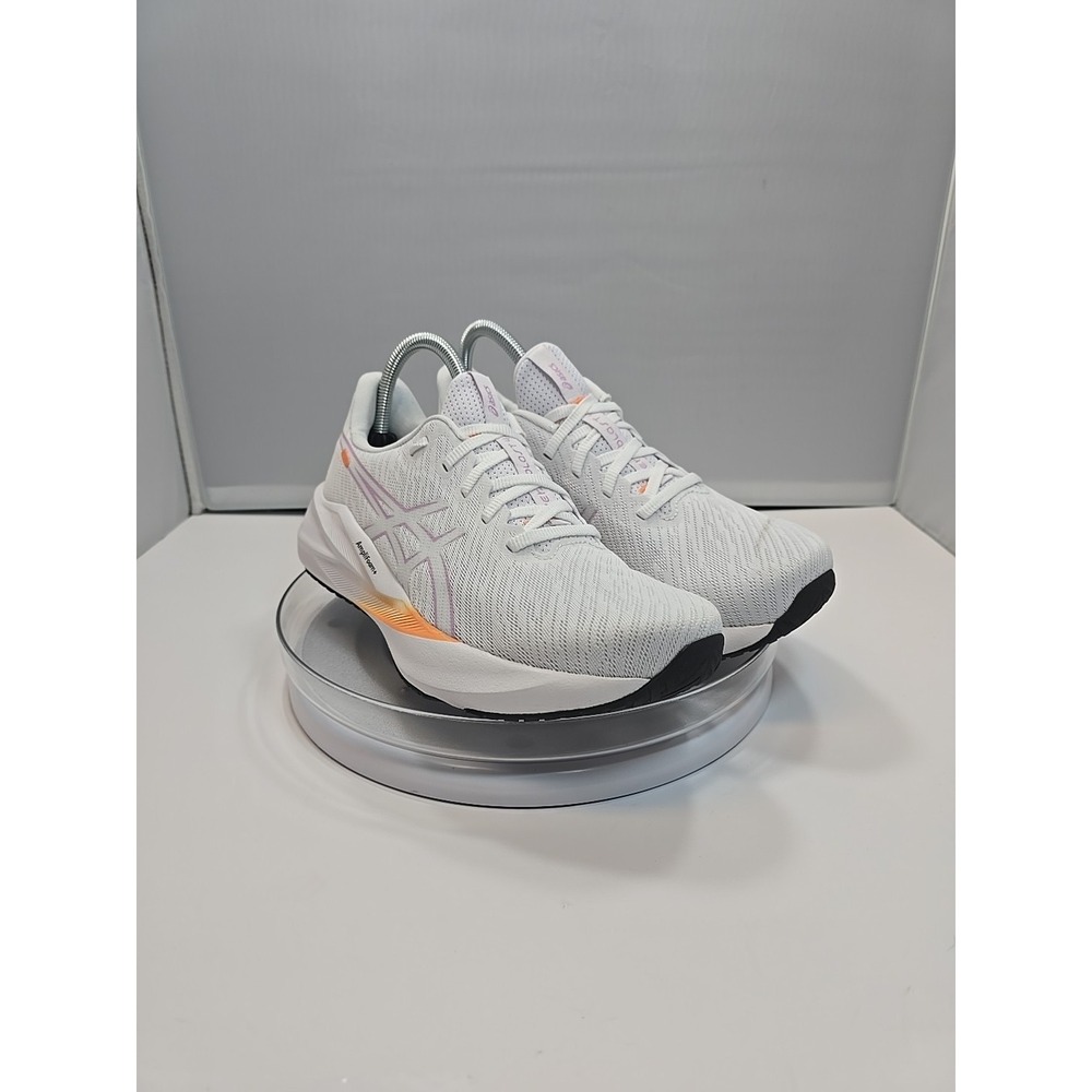 WOMENS 9.5 ASICS Versablast 4 Running Training Shoe White Light Ube 1012B775-100 - Picture 2 of 16